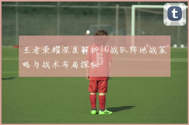 王者荣耀深度解析IG战队阵地战策略与战术布局探秘